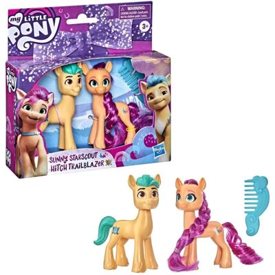 Mini Figuras My Little Pony da Hasbro - Cabeças Giratórias - Multicolorido Mini Figuras My Little Pony da Hasbro - Cabeças Giratórias - Multicolorido