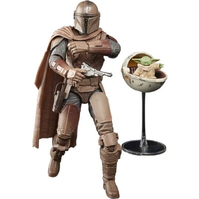 Hasbro Star Wars A Série Negra The Mandalorian Figura de Ação - 15 CM Hasbro Star Wars A Série Negra The Mandalorian Figura de Ação - 15 CM