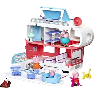 Zestaw Zabawek Peppa Pig F21825F0 - Przyczepa Rodzinna - Zabawka dla Dzieci 3+ Zestaw Zabawek Peppa Pig F21825F0 - Przyczepa Rodzinna - Zabawka dla Dzieci 3+