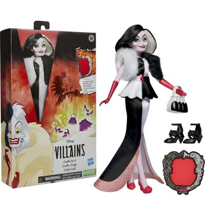 Hasbro Vilões da Disney - Cruella De Vil Hasbro Vilões da Disney - Cruella De Vil