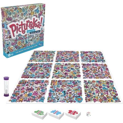 Jeu Hasbro Pictureka Modèle - Jeu Classique pour Enfants - Publicité Jeu Hasbro Pictureka Modèle - Jeu Classique pour Enfants - Publicité