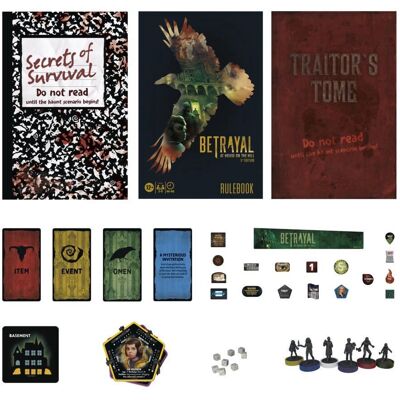 Hasbro Avalon Hill Zdrada w Domu na Wzgórzu 3. Edycja - Gra planszowa Hasbro Avalon Hill Zdrada w Domu na Wzgórzu 3. Edycja - Gra planszowa