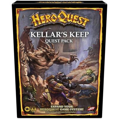 Hasbro HeroQuest Kellar's Keep Expansão - Jogo de tabuleiro Hasbro HeroQuest Kellar's Keep Expansão - Jogo de tabuleiro
