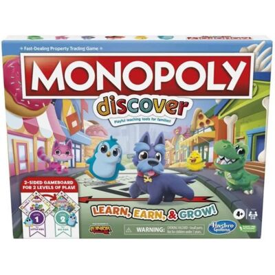 Hasbro Monopoly Impara & Gioca - Gioco da Tavolo per Famiglia Hasbro Monopoly Impara & Gioca - Gioco da Tavolo per Famiglia