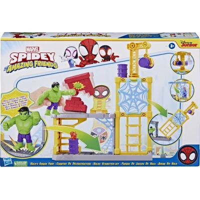 Hasbro Marvel Spidey le jardin de destruction de Hulk - Publicité Hasbro Marvel Spidey le jardin de destruction de Hulk - Publicité