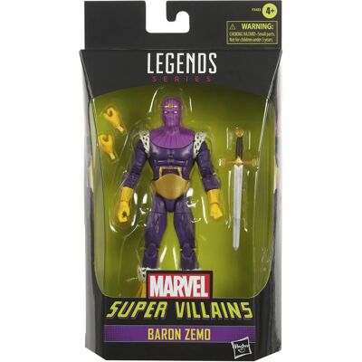 Marvel Hasbro 6-calowa figurka akcji Baron Zemo - Seria Marvel Legends Marvel Hasbro 6-calowa figurka akcji Baron Zemo - Seria Marvel Legends