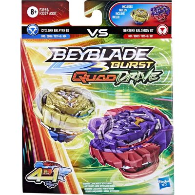 Hasbro Beyblade QuadDrive - Einstellbare Drehspieltops für 8+ Jahre Hasbro Beyblade QuadDrive - Einstellbare Drehspieltops für 8+ Jahre
