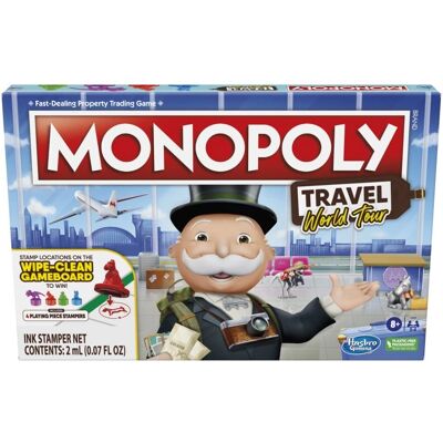 Hasbro Monopoly Travel World Tour Board Game Hasbro Monopoly Travel World Tour Board Game