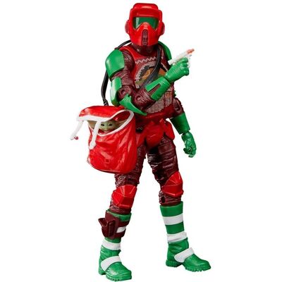 Figurka Akcji Star Wars Black Series Scout Trooper Edycja Świąteczna Figurka Akcji Star Wars Black Series Scout Trooper Edycja Świąteczna