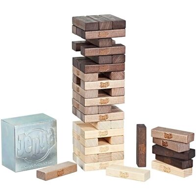 Hasbro Gaming Jenga Série Rustique - Jeu Hasbro Gaming Jenga Série Rustique - Jeu