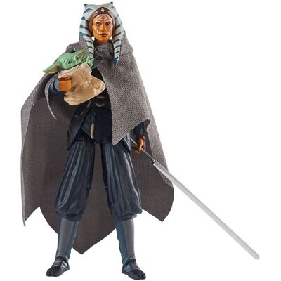 Figura de ação Star Wars Vintage Collection Ahsoka Tano & Grogu - 10cm Figura de ação Star Wars Vintage Collection Ahsoka Tano & Grogu - 10cm