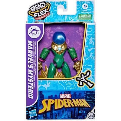 Hasbro Marvel Spider-Man Bend And Flex Missions - Marvel's Mysterio Action Hasbro Marvel Spider-Man Bend And Flex Missions - Marvel's Mysterio Action