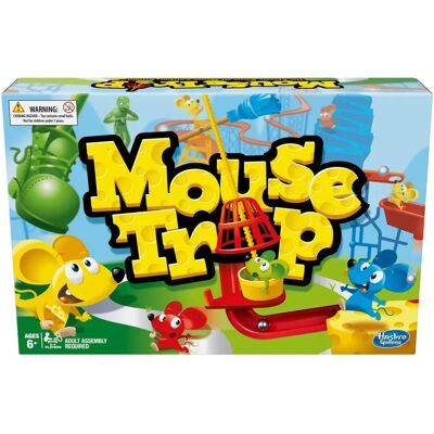 Hasbro Mousetrap Board Game - 2018 Version, Multicolor Hasbro Mousetrap Board Game - 2018 Version, Multicolor