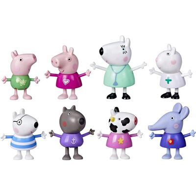 Hasbro Peppa Pig Pack de 8 Figurines Dr Polar Bear - Jouet Figurines - Publicité Hasbro Peppa Pig Pack de 8 Figurines Dr Polar Bear - Jouet Figurines - Publicité