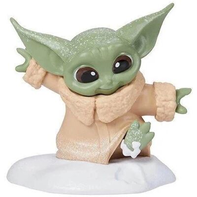 Figure d'action Grogu de Hasbro - Scène de neige - Star Wars - Publicité Figure d'action Grogu de Hasbro - Scène de neige - Star Wars - Publicité