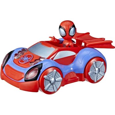 Hasbro Spidey Glow Tech Web-Crawler - Véhicule jouet - Publicité Hasbro Spidey Glow Tech Web-Crawler - Véhicule jouet - Publicité