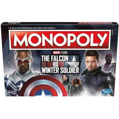 Jeu de plateau Monopoly Falcon & Winter Soldier - 85282 - Publicité Jeu de plateau Monopoly Falcon & Winter Soldier - 85282 - Publicité