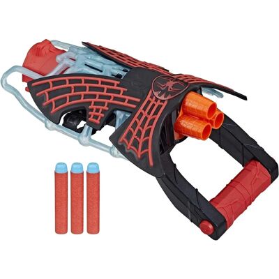 Nerf Spider-Man: Across the Spider-Verse Miles Morales Tri-Shot Blaster - Játékfegyver Nerf Spider-Man: Across the Spider-Verse Miles Morales Tri-Shot Blaster - Játékfegyver