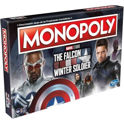 Hasbro Marvel Monopoly Falcon Winter Soldier - Board Game Hasbro Marvel Monopoly Falcon Winter Soldier - Board Game