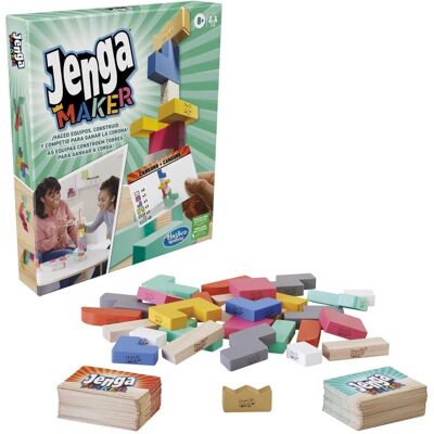 Hasbro Jenga Maker - Buntspiel für 8+ Jahre Hasbro Jenga Maker - Buntspiel für 8+ Jahre