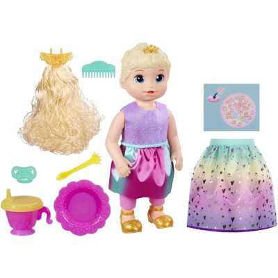 Baby Alive Ellie Puppe - Wächst vom Baby zur Prinzessin - Sprechende 18-Zoll-Puppe Baby Alive Ellie Puppe - Wächst vom Baby zur Prinzessin - Sprechende 18-Zoll-Puppe