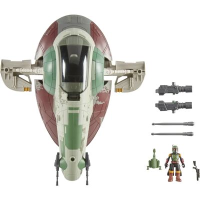 Hasbro Star Wars Mission Fleet: Starship Skirmish - Boba Fett i Firespray 6cm Figurka i Pojazd Hasbro Star Wars Mission Fleet: Starship Skirmish - Boba Fett i Firespray 6cm Figurka i Pojazd