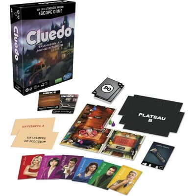 Hasbro Cluedo Tudor Manor Jeu de Société - Amusement en Famille - Publicité Hasbro Cluedo Tudor Manor Jeu de Société - Amusement en Famille - Publicité