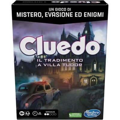 Hasbro Gaming Cluedo Verrat in der Villa, un Gra logiczny i zagadki, gra kooperacyjna dla rodzin od 10 lat - Gra planszowa Hasbro Gaming Cluedo Verrat in der Villa, un Gra logiczny i zagadki, gra kooperacyjna dla rodzin od 10 lat - Gra planszowa