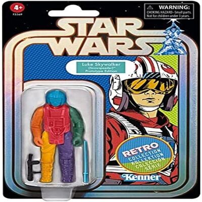 Action Figure Luke Skywalker Snowspeeder di Prototipo di Star Wars di Hasbro - Collezione Retro Action Figure Luke Skywalker Snowspeeder di Prototipo di Star Wars di Hasbro - Collezione Retro