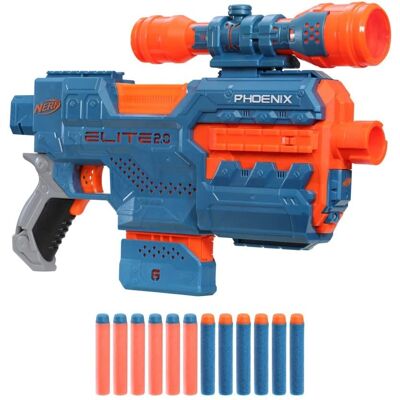 Hasbro Nerf Elite 2.0 Phoenix CS-6 - Blaster i Akcesoria Hasbro Nerf Elite 2.0 Phoenix CS-6 - Blaster i Akcesoria
