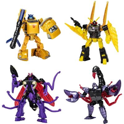 Transformers Generations Legacy Buzzworthy Bumblebee Creatures Collide Action Figure - 4-Pack Transformers Generations Legacy Buzzworthy Bumblebee Creatures Collide Action Figure - 4-Pack