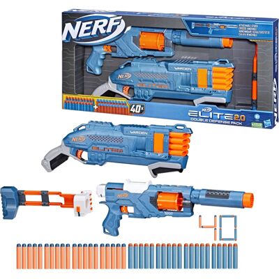 Nerf Nerf Elite 2.0 Double Defense Pack - Zestaw Nerf Nerf Elite 2.0 Double Defense Pack - Zestaw