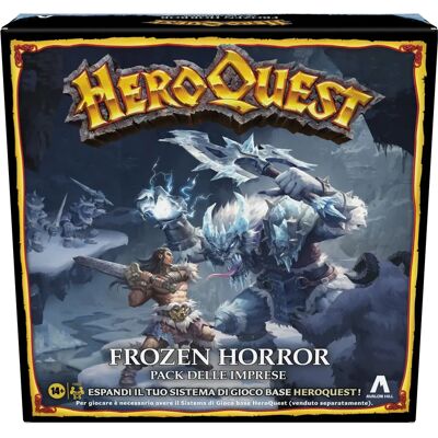 Hasbro HeroQuest Frozen Horror Jeu de Société - Extension Aventure - Publicité Hasbro HeroQuest Frozen Horror Jeu de Société - Extension Aventure - Publicité