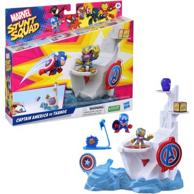Hasbro Marvel Stunt Squad Spielset - 3,5cm Figuren, Mehrfarbig Hasbro Marvel Stunt Squad Spielset - 3,5cm Figuren, Mehrfarbig