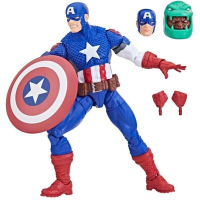 Figurine Captain America Marvel Legends - 15cm - Multicolore - Jouet pour enfants - Publicité Figurine Captain America Marvel Legends - 15cm - Multicolore - Jouet pour enfants - Publicité