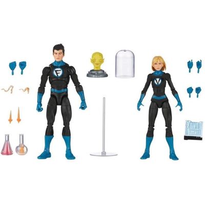 Hasbro Franklin e Valeria Richards - Figura de Ação - 15cm - Marvel F7035 Hasbro Franklin e Valeria Richards - Figura de Ação - 15cm - Marvel F7035