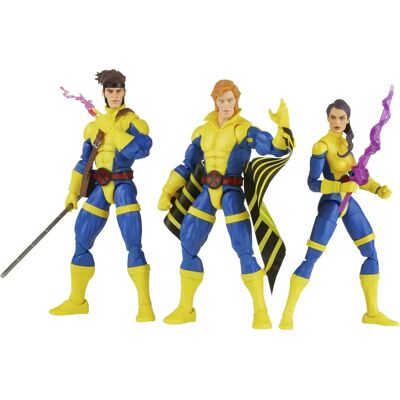 Hasbro Marvel Legends X-Men Banshee Gambit e Psylocke - Conjunto de Figuras de Ação Hasbro Marvel Legends X-Men Banshee Gambit e Psylocke - Conjunto de Figuras de Ação