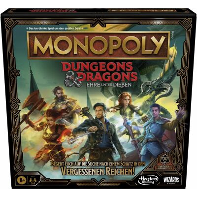 Hasbro Monopoly Dungeons & Dragons: Honour Among Thieves Board Game - Board Game Hasbro Monopoly Dungeons & Dragons: Honour Among Thieves Board Game - Board Game