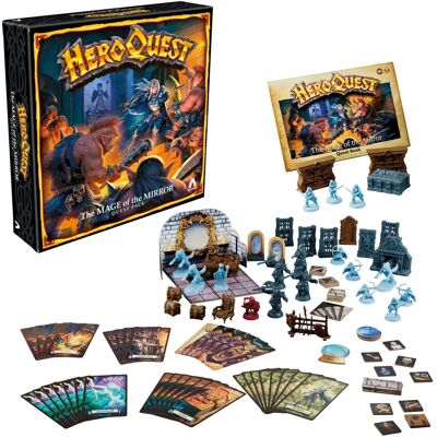 Hasbro Avalon Hill HeroQuest The Mage of the Mirror Quest Board Game - Strategy Hasbro Avalon Hill HeroQuest The Mage of the Mirror Quest Board Game - Strategy