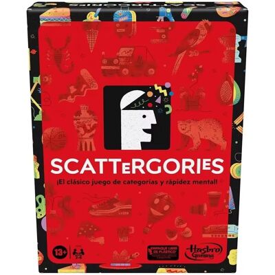 Gioco da Tavolo Scattergories di Hasbro - Gioco di Parole Classico per 13 Anni e Più Gioco da Tavolo Scattergories di Hasbro - Gioco di Parole Classico per 13 Anni e Più