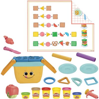 Play-Doh Sada Barevné Piknikové Tvary - Play-Doh Set Play-Doh Sada Barevné Piknikové Tvary - Play-Doh Set