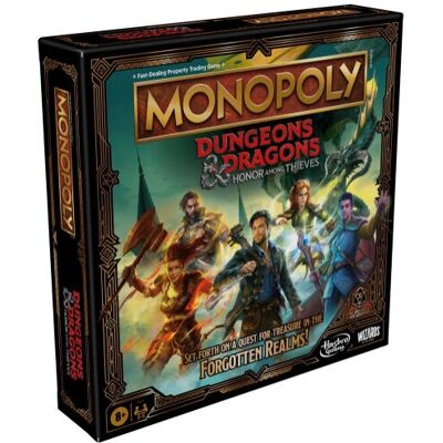Hasbro Monopoly Dungeons & Dragons - Adventure Game for 2-5 Players Hasbro Monopoly Dungeons & Dragons - Adventure Game for 2-5 Players