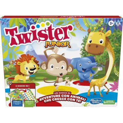 Hasbro Gaming Twister Junior - Dieren Safari Bordspel Hasbro Gaming Twister Junior - Dieren Safari Bordspel