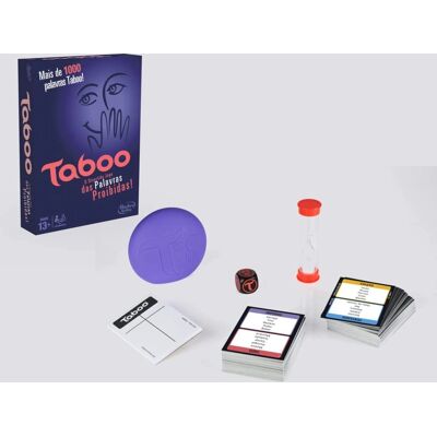 Hasbro Gaming Tabu - Versão Portuguesa - Jogo de Mesa 13+ Hasbro Gaming Tabu - Versão Portuguesa - Jogo de Mesa 13+