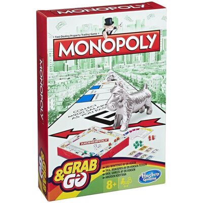 Hasbro Gaming Monopoly Tragbares Spiel - Brettspiel Hasbro Gaming Monopoly Tragbares Spiel - Brettspiel