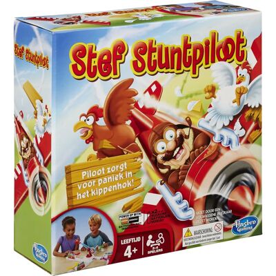 Hasbro Stef Stuntpilot - Partyspiel - Kinder & Familie Hasbro Stef Stuntpilot - Partyspiel - Kinder & Familie