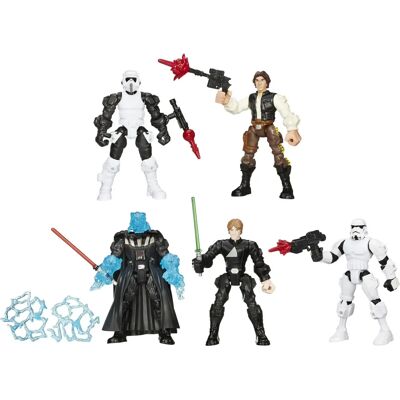 Hasbro B3659EU40 - Action Figures - Pack Multi Star Wars Hero Mashers Hasbro B3659EU40 - Action Figures - Pack Multi Star Wars Hero Mashers