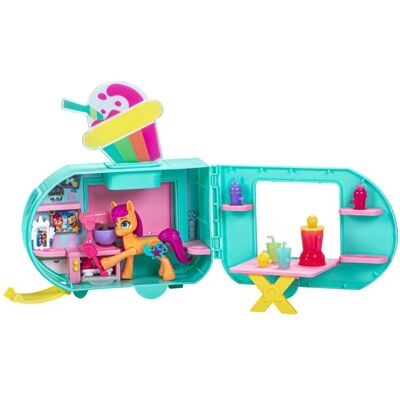 Hasbro Méé Můj Malý Pony Sunny Starscout Smoothie Kamion - Hračka sada Hasbro Méé Můj Malý Pony Sunny Starscout Smoothie Kamion - Hračka sada