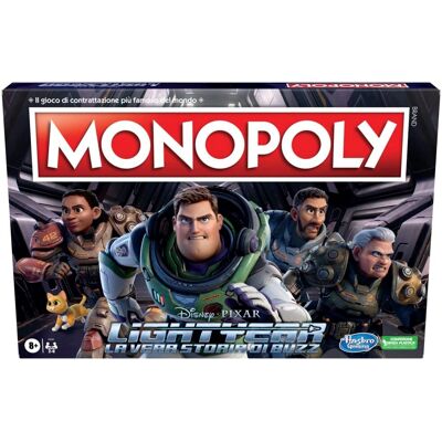 Hasbro Gaming Monopoly Lightyear Edition - Jeu de Société pour Familles Hasbro Gaming Monopoly Lightyear Edition - Jeu de Société pour Familles