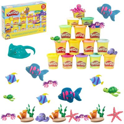 Play-Doh 15-Farben-Set - Kreatives Spielzeug für Kinder ab 2+ Play-Doh 15-Farben-Set - Kreatives Spielzeug für Kinder ab 2+